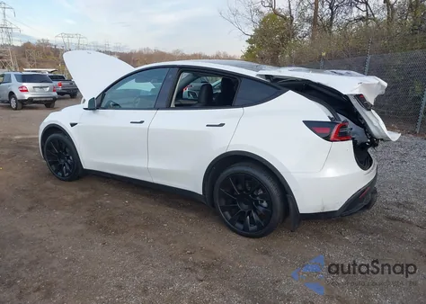 2022 Tesla Model Y Long Range Dual Motor All-Wheel Drive from USA, damaged, VIN 7SAYGDEE3NA018401